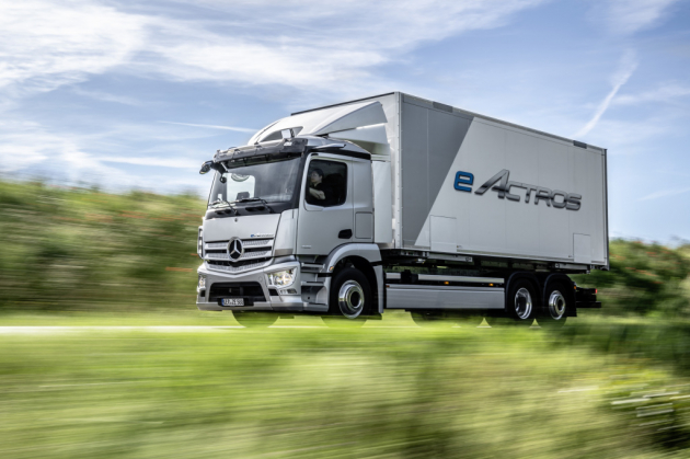 Mercedes-Benz eActros přijíždí v sériové podobě 